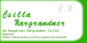 csilla margrandner business card